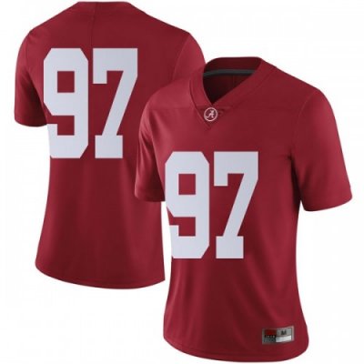 Women's Alabama Crimson Tide #97 Joseph Bulovas Crimson Limited NCAA College Football Jersey 2403KFBW1